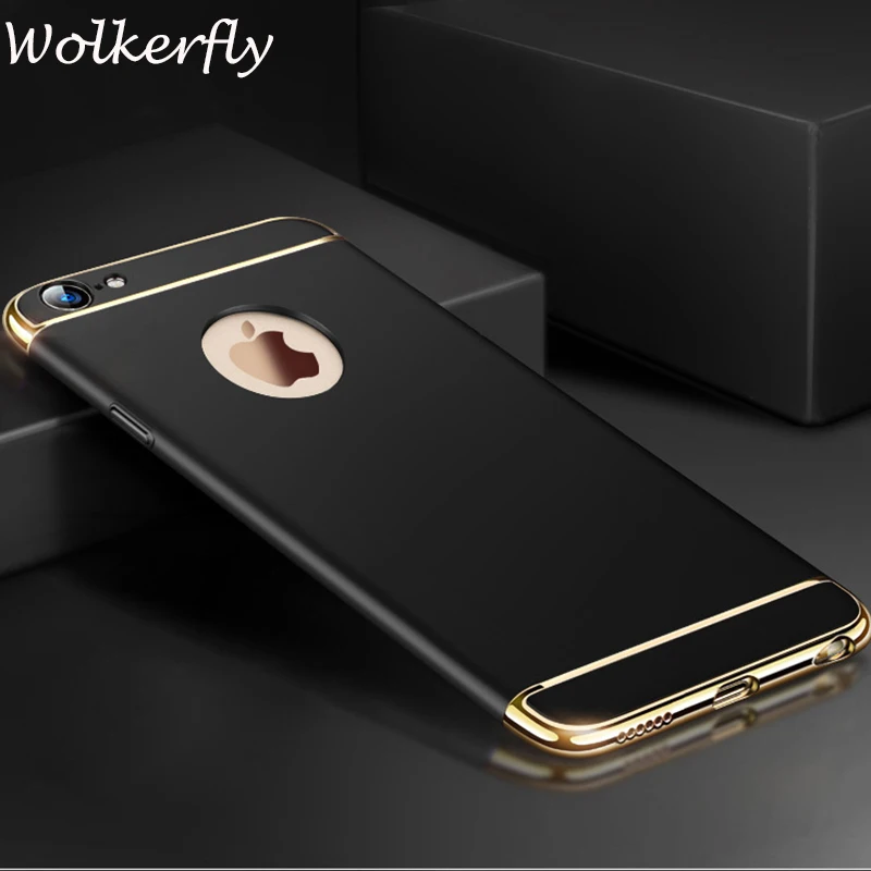3 in 1 360 Full cover Back For Apple iPhone 6 6S 7 Plus 5 5S SE Luxury Phone Case Hard PC Ultra Slim fundas for iPhone 6 6s case 1-plus-5-cover : image 3 in 1 360 Full cover Back For Apple iPhone 6 6S 7 Plus 5 5S SE Luxury Phone Case Hard PC Ultra Slim fundas for iPhone 6 6s case 1-plus-5-cover