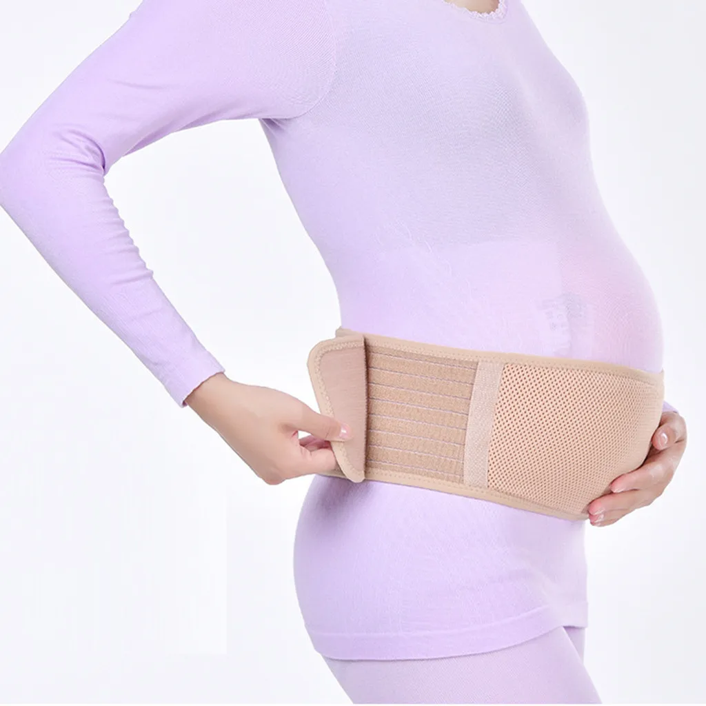 Для беременных женщин сплошной цвет дородовой Материнство для живота ремень Детская безопасность для плода сзади поддержка Новая мода