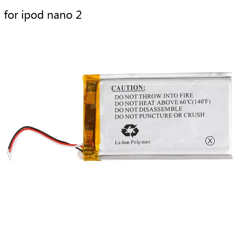 3.7V Li ion Battery Replacement 330mAh for iPod Nano 2 2G 2nd Gen MP3