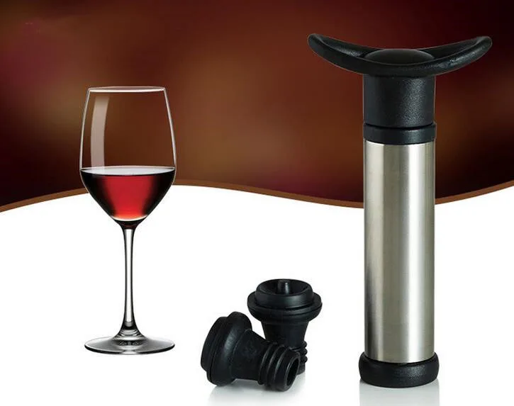 Buy 1SET Vacuum Wine Saver Pump Wine Preserver with 2