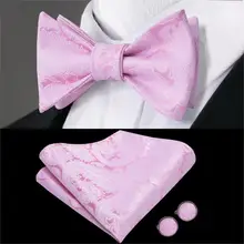 Hi-Tie Adjustable Bowties Self Bow Tie Men's 100% Silk Jacquard Woven Men Classic Wedding Party Bow Ties Brown Gold Multi-Colors Hi-Tie Adjustable Bowties Self Bow Tie Men's 100% Silk Jacquard Woven Men Classic Wedding Party Bow Ties Brown Gold Multi-Colors