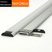 Tinyorda 100 шт.(длина 1 м) светодиодный профиль Alu светодиодный профиль канала для 26,5 мм Светодиодные полосы света [профессиональный производитель] TAP3909