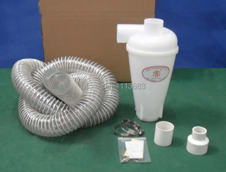 

Cyclone Dust Separator + 2.5m Hose with 50mm diameter