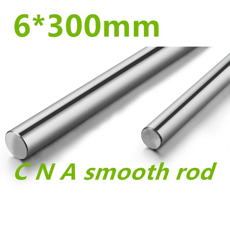 

6mm L300mm linear shaft 6mm 300mm long harden linear rod round shaft chrome plated for CNC parts