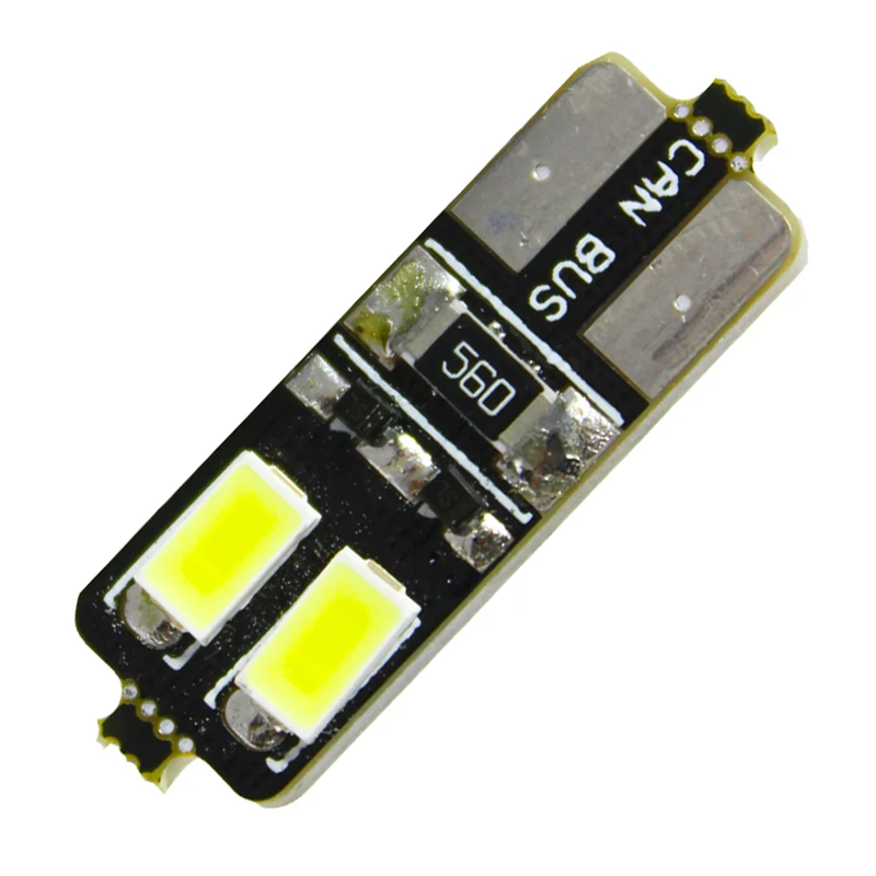 4 шт. белый Can bus без Ошибок T10 W5W 6 светодиодный кремниевые лампы 5050 SMD дальнего