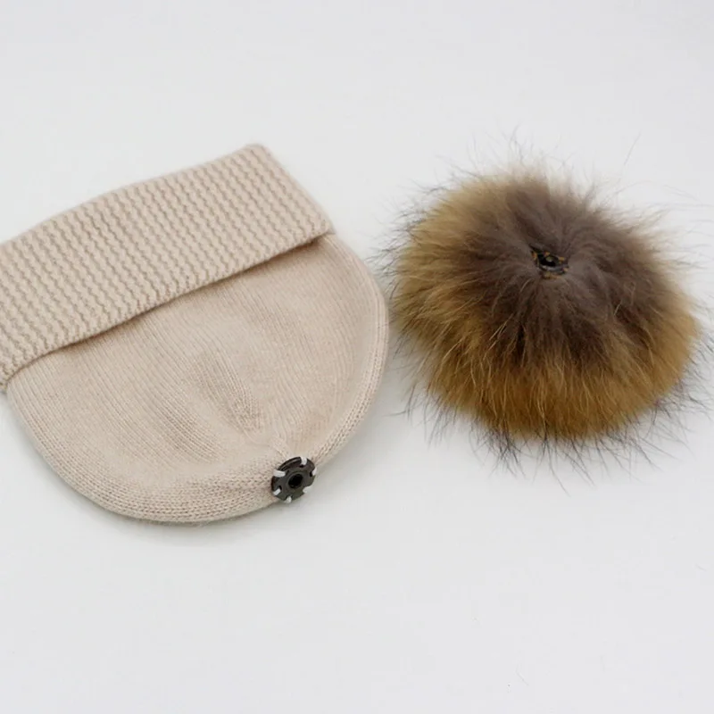 5 Years-15 Years Wool Children Beanies Crochet Winter Hat For Girls Boys Kids Big Girls Winter Hats Knitted Wool With Fur Pompom