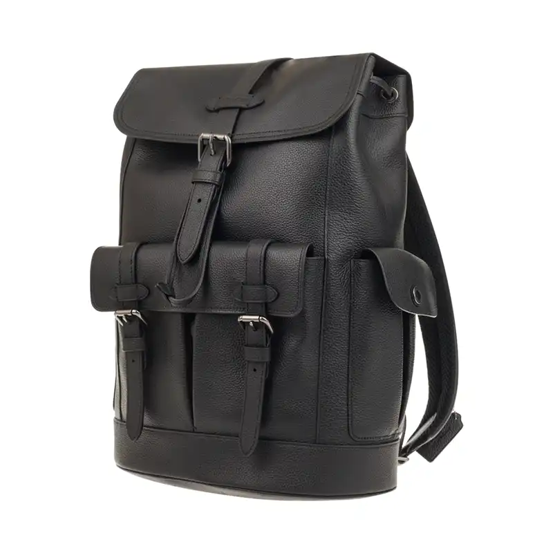 mens coach leather backpack