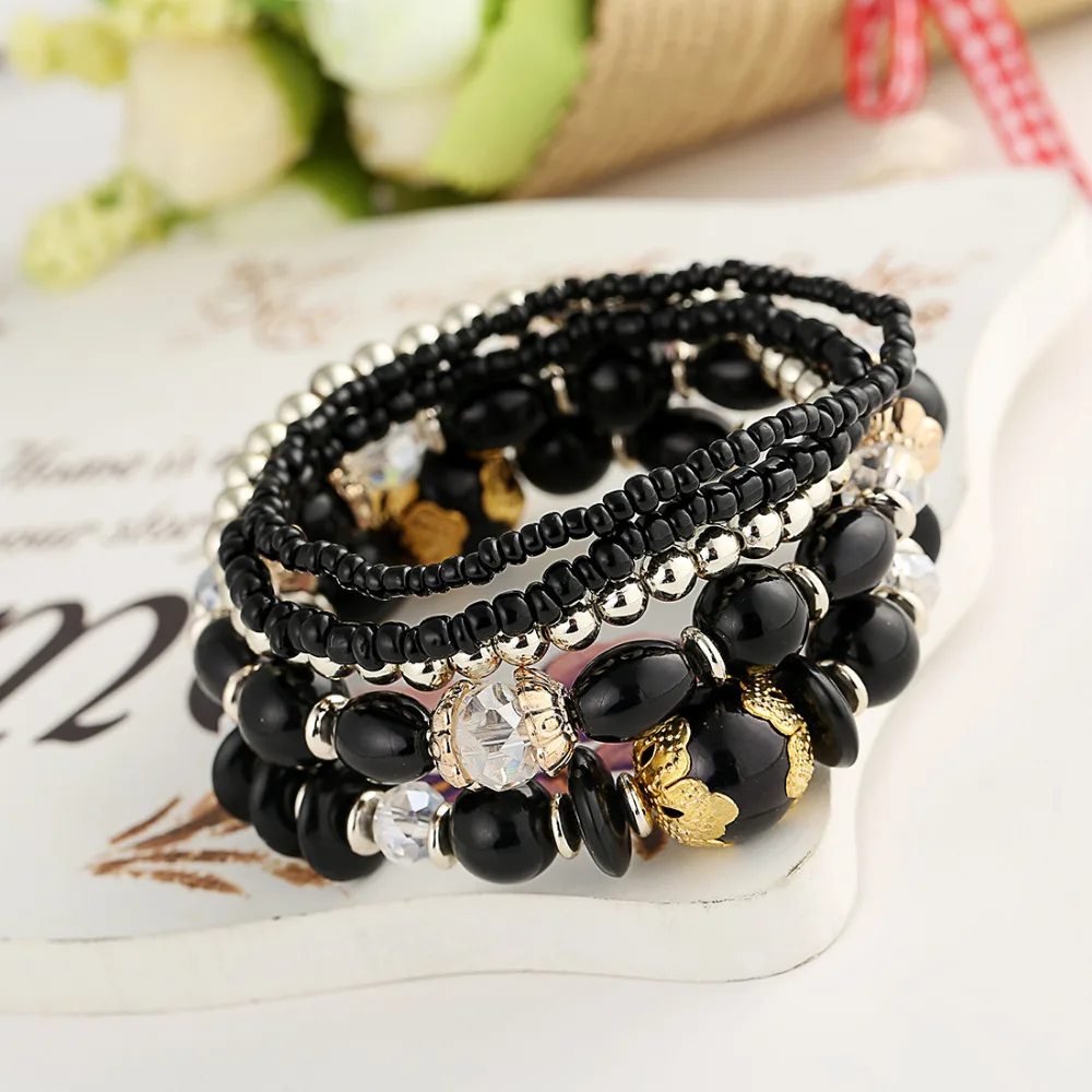 Buy 2016 Fashion Classic Black Multilayer Handmade