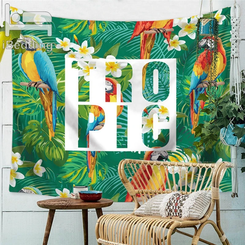 

3d Plant Tapestry Wall Hanging Tapestries Home Door Living Room Bedspread Table Cloth Beach Towel Yoga Picnic Mat