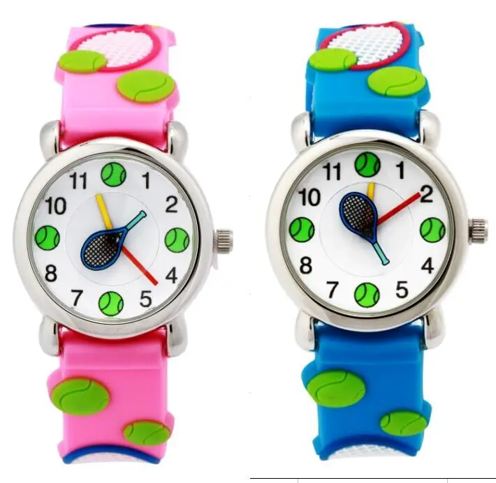 

High Quality Fashion Casual children Watch Waterproof Quartz Watch tennis boy and girl Watch 3D cartoon Y105
