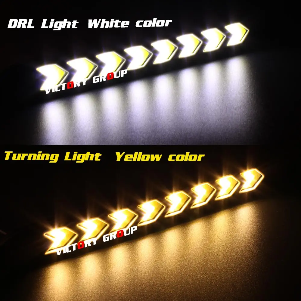 Гибкие светодиодные дневные ходовые огни DRL Водонепроницаемые Универсальные COB