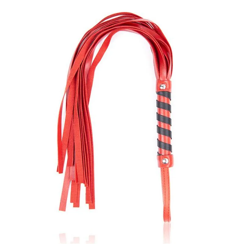New Sex Toys For Couple Adult Game Sexy Whip Fetish PU Leather Flirt