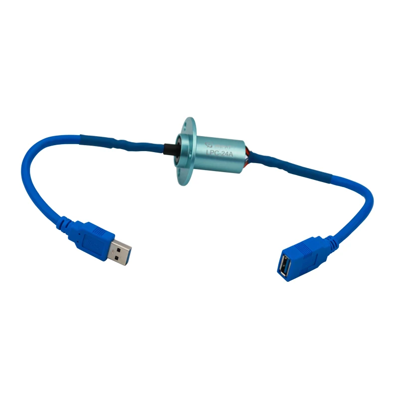 USB3.0 полюсных колес с сжатое Контактное кольцо или через отверстие скольжения
