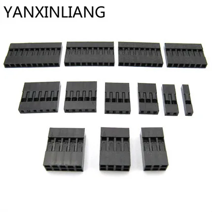 

100PCS 2.54mm 1P Dupont Housing Plastic Shell 1 Pin Dupont Connector Dupont Jumper Wire Cable Pin Header