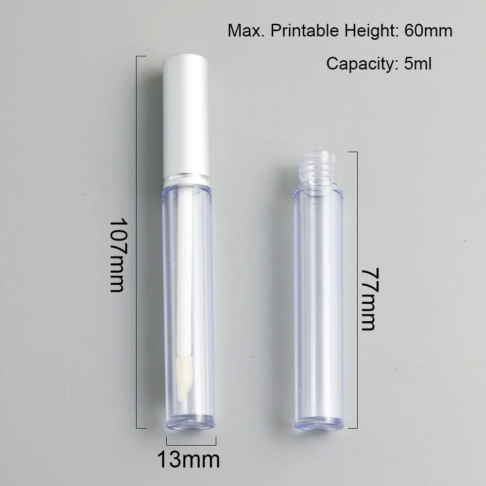 Wholesale 5ml Gloss Lip Tubes Container Gloss Lip Wand Bottles Empty