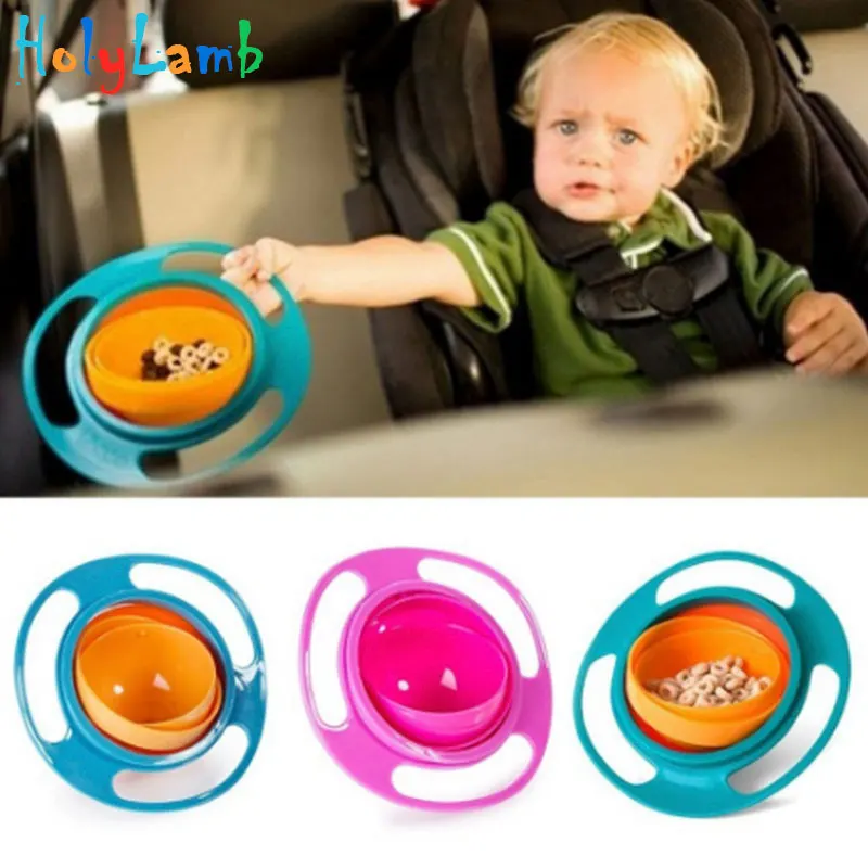 Children Universal 360 Rotate Spill-Proof Bowl Dishes Kid Baby Avoid Food Spilling Feeding Bowls Practical Dinnerware Tableware Children Universal 360 Rotate Spill-Proof Bowl Dishes Kid Baby Avoid Food Spilling Feeding Bowls Practical Dinnerware Tableware