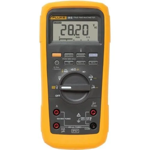 Fluke F28-II мультиметр промышленный водонепроницаемый и пылезащитный неразрывно безопасный цифровой мультиметр True RMS