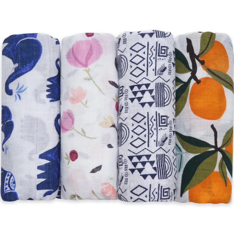 cheap Cotton Baby Blankets Newborn Swaddle Wrap Super Soft Toddler Infant Baby Bed Quilt Big Diapers Bath Towel Stroller Accessories