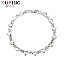 Xuping, модные простые браслеты, очаровательный стиль, браслеты для женщин, имитация ювелирных изделий, подарок для вечерние S84.2-75265