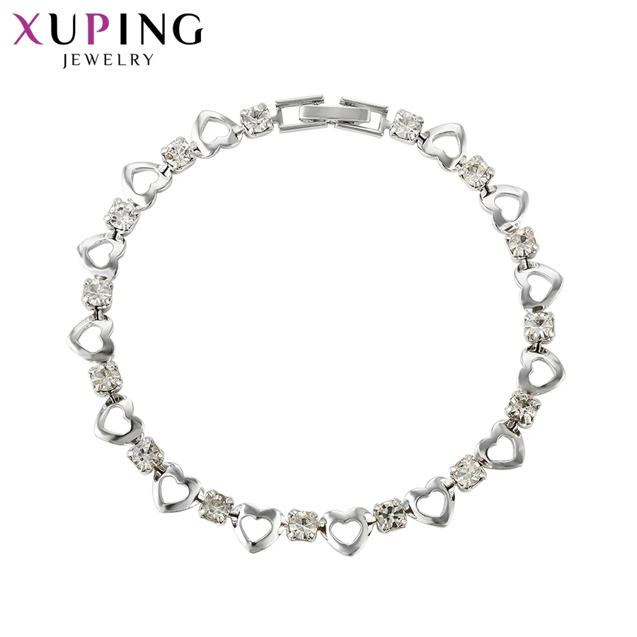 

Xuping Fashion Simple Bracelets Charm Style Bracelets for Women Imitation Jewelry Gift for Party S84.2-75265