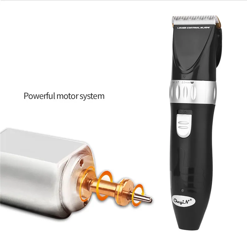 Профессиональный электронный триммер для волос Аккумуляторная Беспроводная Машинка для стрижки волос керамическое лезвие низкий уровень шума Набор для стрижки волос для мужчин 36