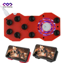 

Mobile Phone Cooling Phone Cooler Adjustable Fans 2000mAh Power Bank Charger Phone Ring Stand Holder For 4.5-6.5 Inches Phones