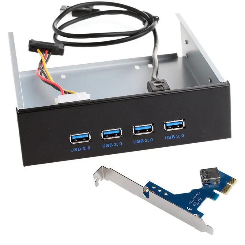 Pci Express 4 Ports Usb 3 0 Pci E Card Adapter 5 25 Front Panel Expansion Bay 4 Port Usb 3 0 4 Port Usbport Usb Aliexpress Pci Express 4 Ports Usb 3 0 Pci E Card Adapter 5 25 Front Panel Expansion Bay 4 Port Usb 3 0 4 Port Usbport Usb Aliexpress