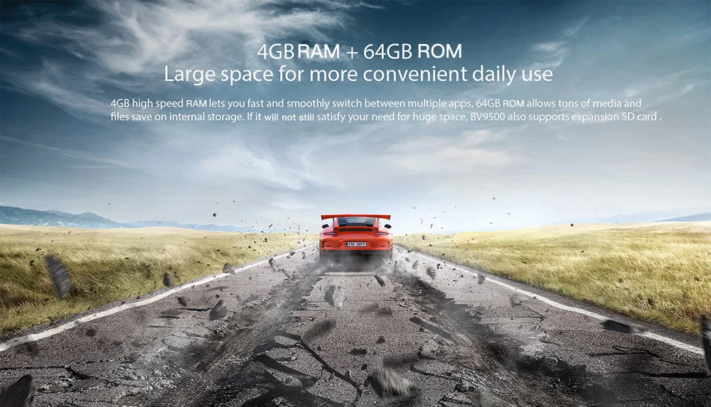 Blackview BV9500 смартфон 4G 5 7 &quotAndroid 8 1 MT6763T Octa Core 2 ГГц B + 6 16MP двойной камеры заднего 10000