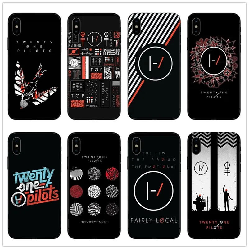 Twenty One Pilots для Fundas iphone 7 чехол Apple X 5 5S SE 6 6s 8 Plus задняя крышка телефона s capas |