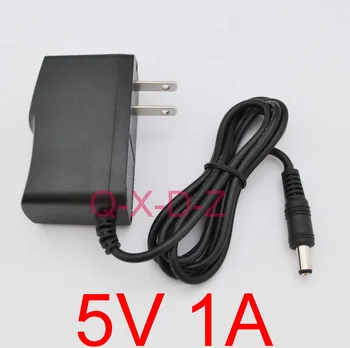

500PCS High quality AC 100V-240V Converter Switching power adapter DC 5V 1A 1000mA Supply US Plug DC 5.5mm x 2.1mm