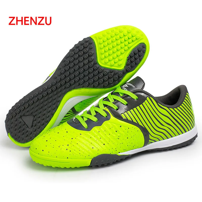 Men Boy Kids Soccer Cleats Turf Football Soccer Shoes TF Hard Court Sneakers Trainers Football Boots indoor chuteira futebol