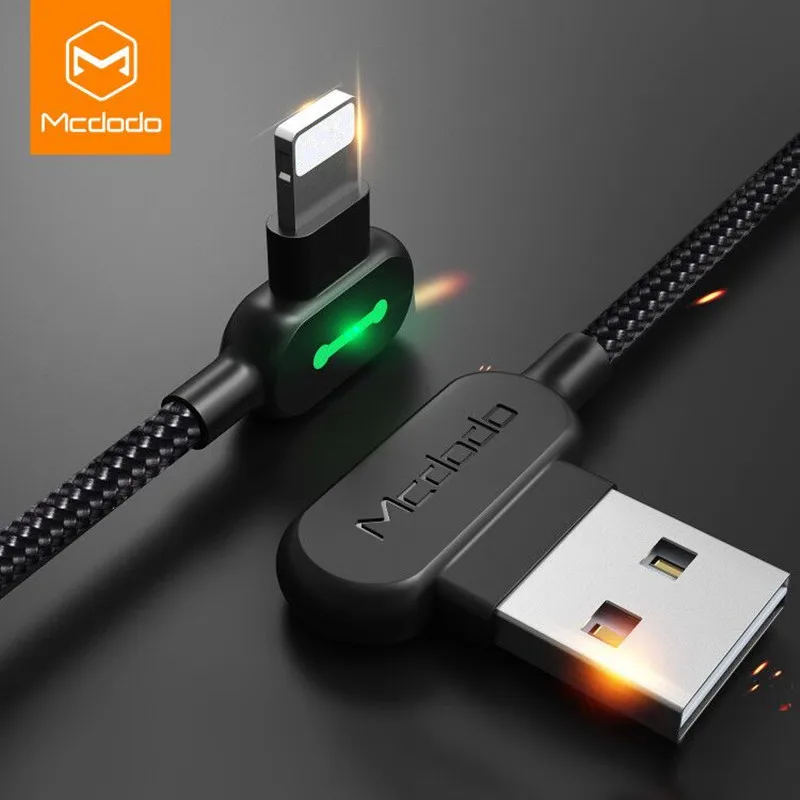 MCDODO 3 m 2.4A سريع كابل يو اس بي ل فون X XS ماكس XR 8 7 6 s زائد 5 كابل شحن المحمول الهاتف شاحن الحبل Usb كابل بيانات