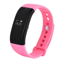V66 SmartBand умный Браслет для Apple IOS Android SmartWatch Поддержка монитор сердечного ритма/шагомер/малоподвижный напоминание
