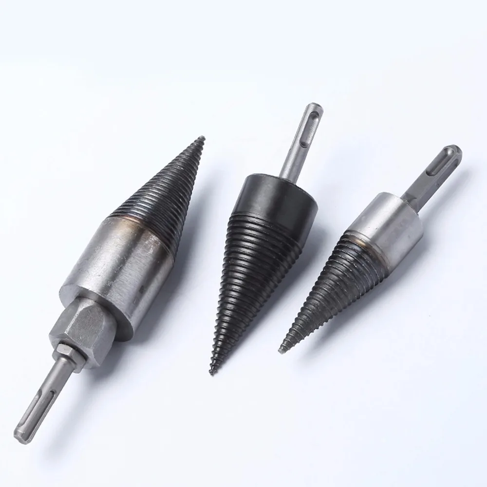 

1pc Wood splitter drill,breaks wood splitting cone,Log Splitter Cone Bit,Wood-splitting tool,For Electric Hammer Water Drill