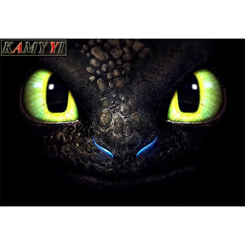

New Handicrafts 5D Diy Diamond Painting Cross Stitch "How To Train Your Dragon" Diamond embroidery Mosaic European Home Decor
