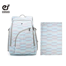 ECOSUSI Multifunctional Baby Diaper Backpack Bag Maternity Mother Bag Lager Capacity Baby Diaper Nappy Changing Bag Stroller Bag waterproof dot baby diaper bag nappy large capacity maternity tote bag multifunctional changing bag for stroller baby care