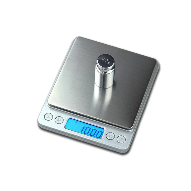 Электронные цифровые весы карманные электронные весы Кухня ювелирные изделия Вес балансовая цифровая шкала 500 г/0,01g 3000g/0,1g выпечки весы