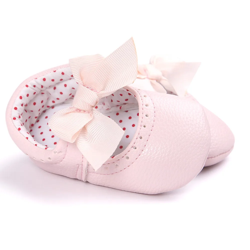 Обувь для новорожденных девочек; модная Милая обувь для детей с бантом; кроссовки; нескользящие удобные мягкие подошвы; chaussure bebe fille