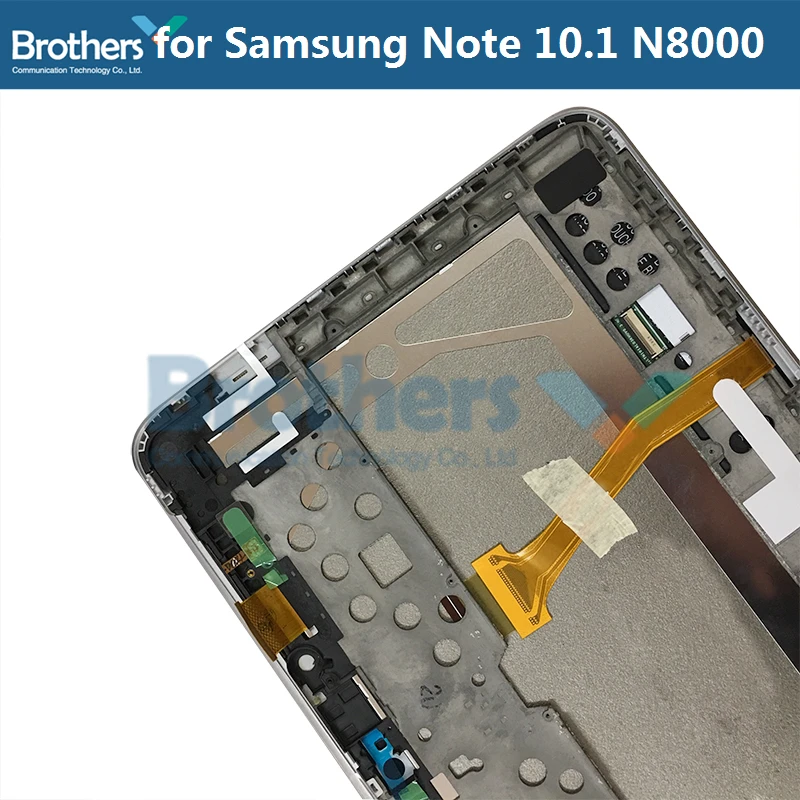 Lcd для samsung Galaxy Note 10,1 N8000 N8010 lcd дисплей с рамкой кодирующий преобразователь сенсорного экрана в сборе N8000 N8010 Tablet lcd AAA