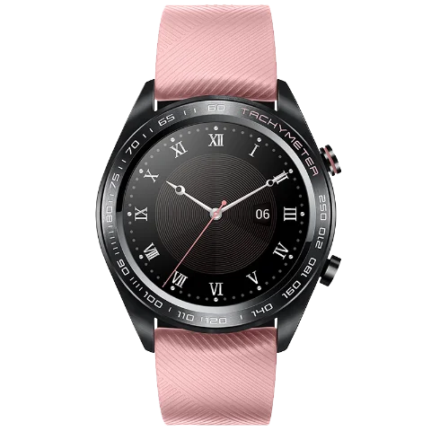 Huawei honor watch magic smartwatch 1,2 дюймов AMOLED сенсорный экран heartrate мониторинг BT4.2 BLE gps 5ATM водонепроницаемый - Цвет: pink version
