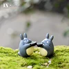 Anime My Neighbor Kawaii Totoro with Bowl Micro Fairy Garden Miniature Decoration Figures Terrarium/Dollhouse DIY Accessories ► Photo 3/5