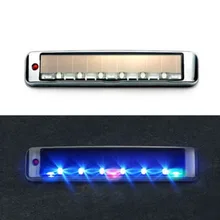 Анти-столкновения-Автомобильный Стайлинг, автомобильные дверные огни, светодиодный Солнечный Мигающий атмосферный Предупреждение ющий фонарь, лампа для управления движением