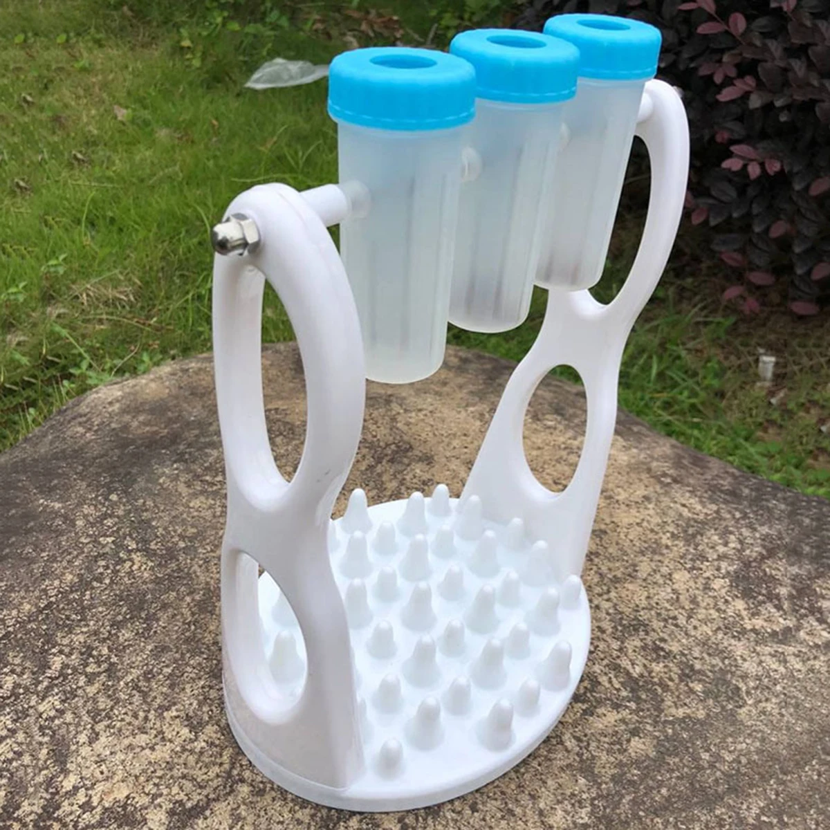 Online Perro lento juguetes alimentadores al aire libre perro dieta saludable IQ tratar formación juguetes interactivos dispensador para perro plato de comida