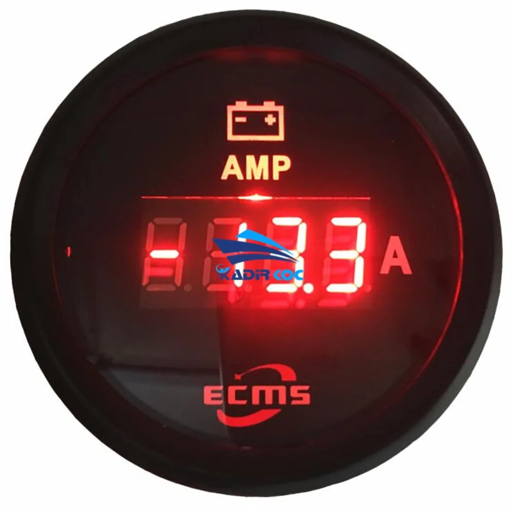 Pack of 1 52mm Digital AMP Gauges Modification 0 150A Ampere Meters