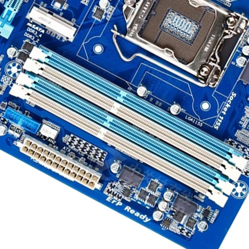 GIGABYTE GA-Z77-DS3H настольного компьютера материнская плата LGA1155 DDR3 i3 i5 i7 блок питания ATX