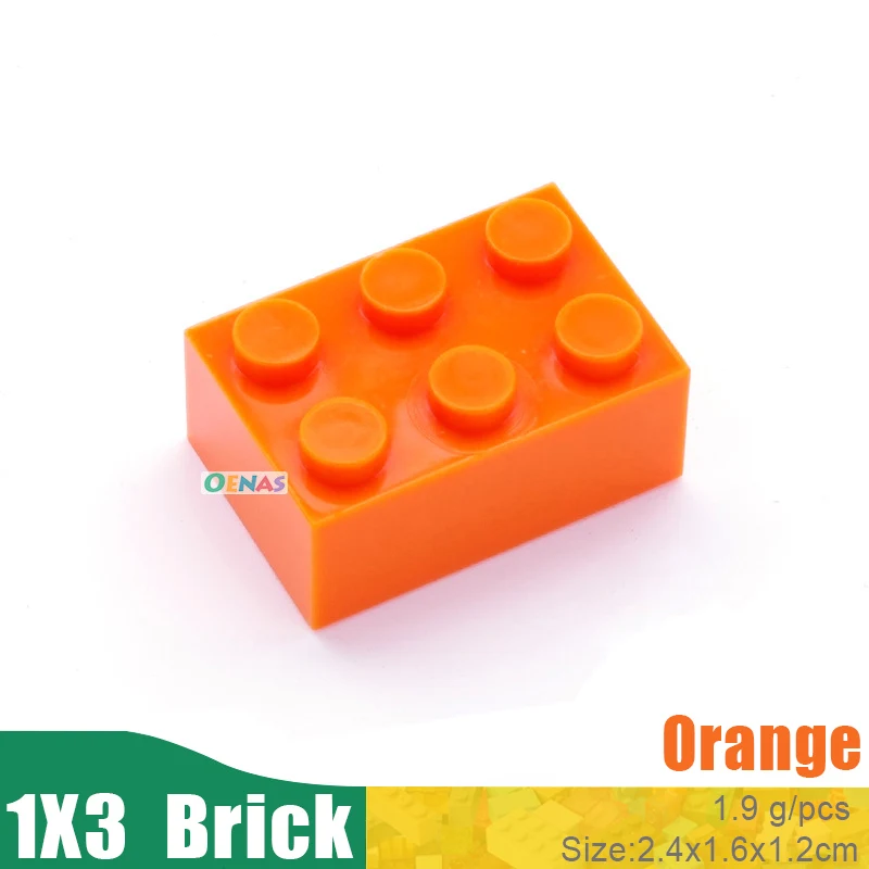 100g 50pcs/lot Educational Toy Creative Classic Plastic Building Blocks Accessories 2X3 Bricks DIY Kit Compatible With L*goes