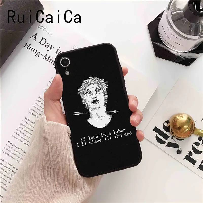 Black white art illustration statue heart planet