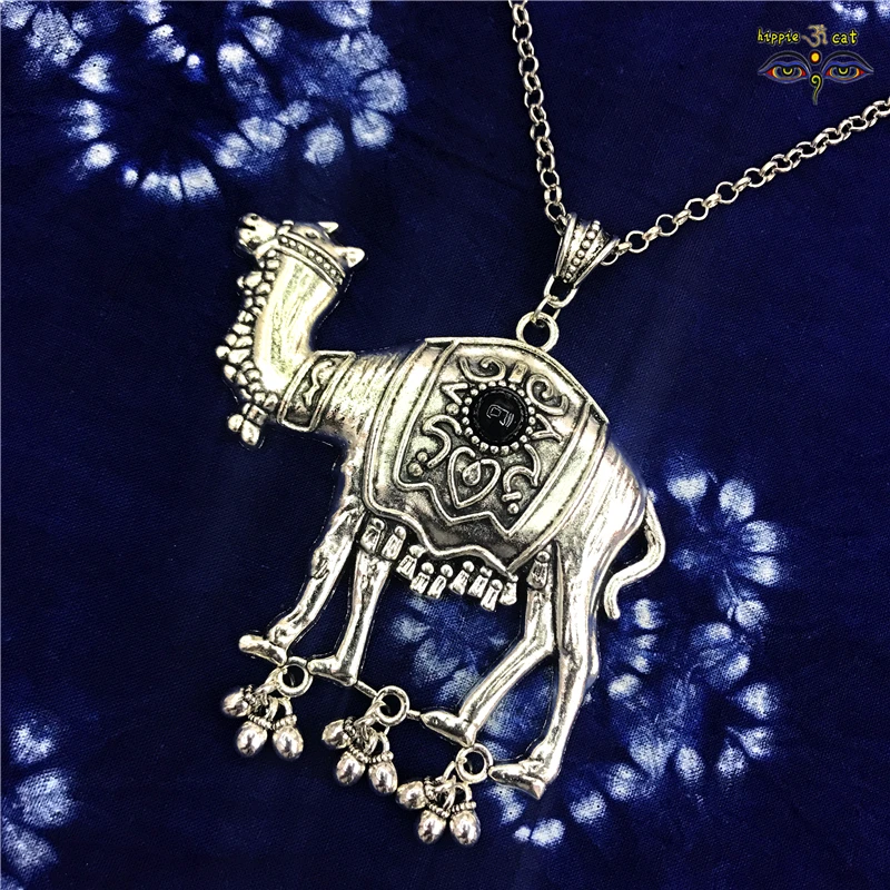 

Original Indian Gypsy Nomads Necklace Pendant Tree Moon Octopus Indian Mermaid Retro punk Hippie Necklace