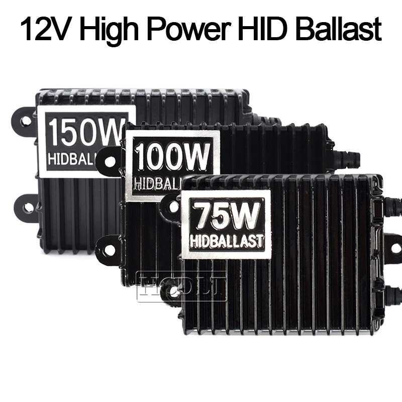 HCDLT высокое Мощность 75 W 100 W 150 W Ксеноновые балласт переменного тока автомобиля 12 V Ксеноновые балласт для автомобильных фар комплект H1 H7 H11 HB3 HB4 D2H
