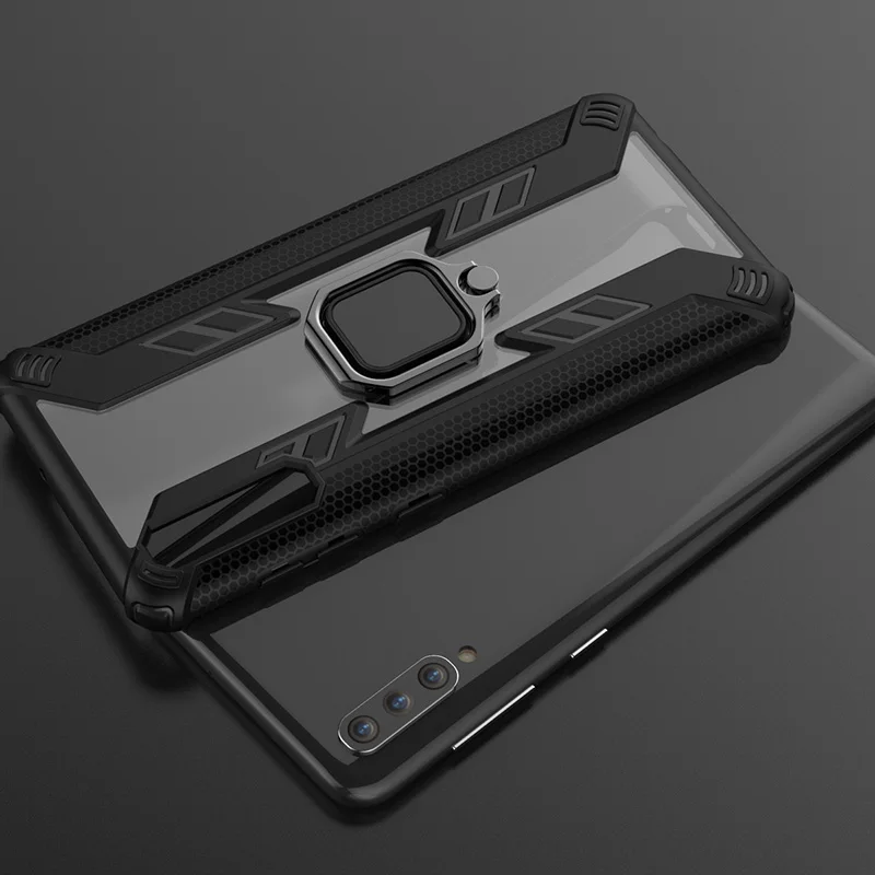 Автомобильный держатель для телефона Predator Samsung A50 чехол с магнитным кольцом и